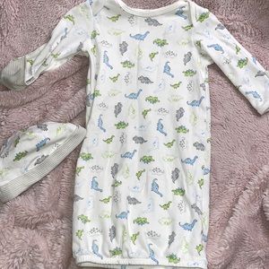 DINO 0-3 MONTH NIGHT GOWN